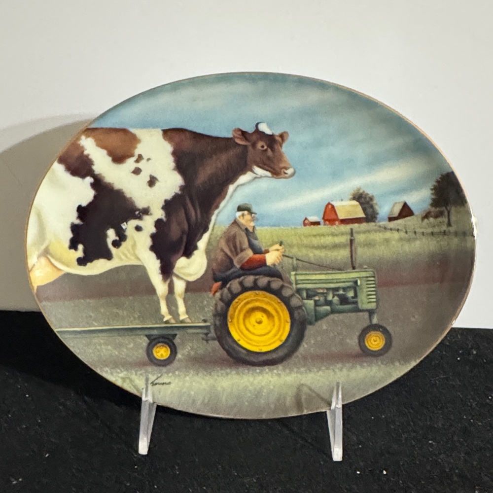 Lowell Herrero "Ride to the Fair" collector plate from The Franklin Mint